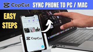 How to Sync CapCut Phone to PC [upl. by Attwood]