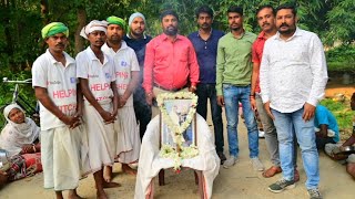 Bengali famous katla fish recipe  Katla curry cooking for village poor people  Helping kitchen [upl. by Esaele]