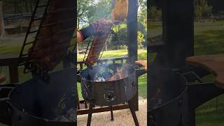 Pork Belly Asador Style  Al Frugoni  Open Fire Cooking [upl. by Ardrey]