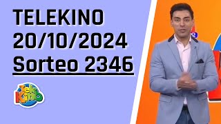 Sorteo Nro 2346  Resultados Telekino Sorteo 2346  Telekino en vivo 20102024  telekino 2346 [upl. by Lehet]