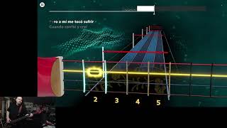 Abrazame Muy Fuerte by Marc Anthony Bass Sightread cover in Rocksmith [upl. by Della276]