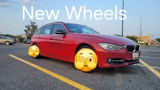 F31 BMW 328i Wagon New Wheels reveal 1st quotmodquot to my car follow my journey [upl. by Almeria]