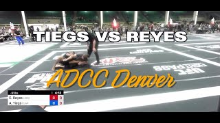 Aaron Tiegs vs Christian Reyes ADCC Denver Open [upl. by Siloam]