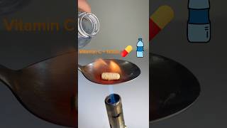 1000 °C Hot Spoon vs Vitamin C asmr experiment hotspoon spoon [upl. by Alaric]