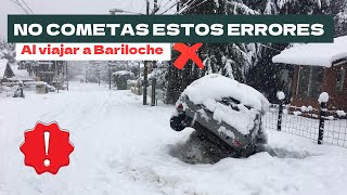 🔴 9 ERRORES que no tenés que HACER en BARILOCHE  Invierno 2024 [upl. by Sigismond948]