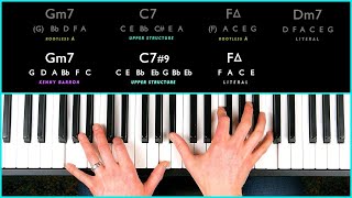 Jazz Pianist Breaks Down TAXI DRIVER Chord Voicings A section [upl. by Kalinda]