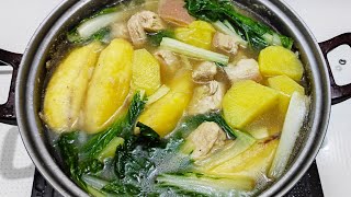 Nilagang Baboy with Saging na Saba Patatas at Pechay [upl. by Llennor]