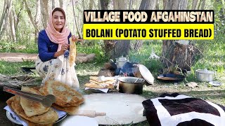 How to make Afghani Bolani Potato Stuffed Bread [upl. by Meit]