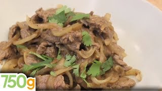 Recette de Boeuf aux oignons à la Chinoise  750g [upl. by Adnot611]