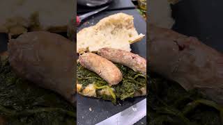 Salsiccia Friarielli e Provola marenna food naples lafontelattea sandwich [upl. by Atinuj]