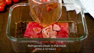 How to Marinade a Bison Steak [upl. by Lissner677]