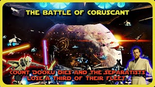 Star Wars Episode III Revenge of the Sith  The Battle of Coruscant Animated [upl. by Aikemot425]