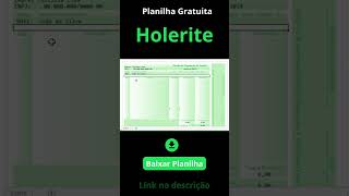 Planilha Holerite Gratuita [upl. by Malcolm]