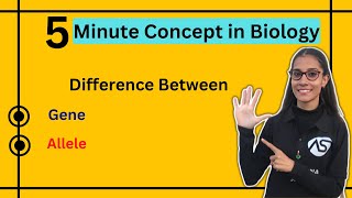 Difference between Gene and Allele  apnasapnajrf [upl. by Sixela592]