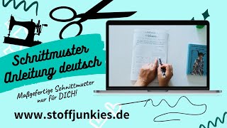 Stoffjunkies Schnittmuster Anleitung auf deutsch [upl. by Accebber]