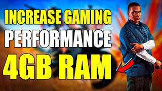 Working Guide  Gaming Performance Increase 4 GB Ram  4gb Ram PC Gaming Performance Increase [upl. by Helbonna]