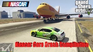 GTA V Nascar Cars Crash Compilation [upl. by Sievert427]