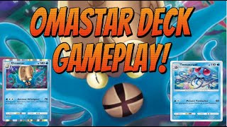 Omastar Deck Gameplay  Pokemon TCG Pocket [upl. by Eiramesor]