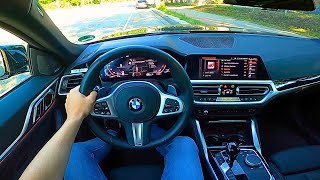 2022 BMW 4 series 430i Gran Coupe M sport  pov test drive [upl. by Flatto]