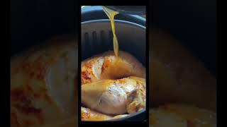 Air fry chicken legs food cooking caribbeanfoodie [upl. by Amsa]