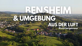 Bensheim amp Umgebung Luftaufnahmen mit Drohne in 4K [upl. by Ahseinod]