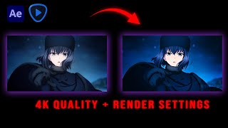 4K Quality Tutorial  How to Upscale amp Render Topaz After Effects [upl. by Ahsuoj442]