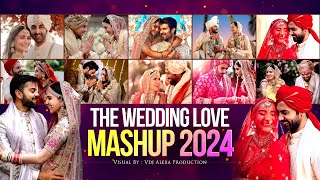 Wedding Love Mashup 2024  Vdj Alexa  Nonstop  Jukebox 2024  Bollywood  Romantic Wedding Songs [upl. by Eleirbag]