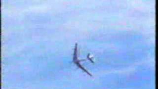 Boeing company 707 dash 80 completes a barrel roll during early flight testing to show the aircrafts abilities [upl. by Shatzer]