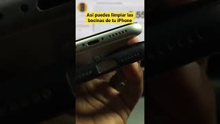 Así puedes limpiar las bocinas de tu iPhone [upl. by Krissie]