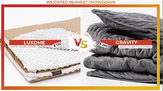 Gravity Weighted Blanket Review VS LUXOME [upl. by Dosi]