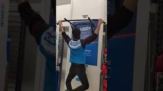 Pull Up Bar Strength Training PullUp Bar 900 Decathlon Domyos Trillium Mall Amritsar [upl. by Anairda81]