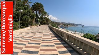 🇮🇹 Italian Riviera Road Trip Sanremo Ventimiglia and Dolceacqua [upl. by Olympie]