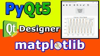 PyQt5 Matplotlib Qt Designer [upl. by Rolyt870]