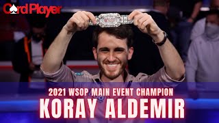 Koray Aldemir Wins 2021 WSOP Main Event [upl. by Madelina466]