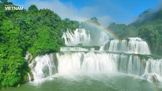 Ban Gioc Waterfall Vietnam [upl. by Ahsiekal614]