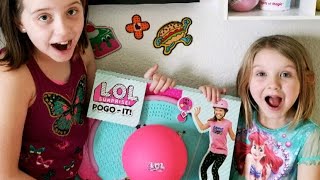 We Bounce With LOL Surprise POGO IT Bouncing Game Unboxing LOL Pogo IT Little Tikes [upl. by Ahsel]