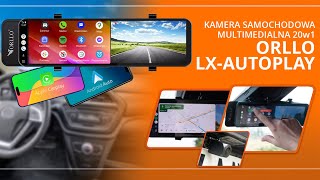 ORLLO LXAUTOPLAY Kamera samochodowa mulimedialna 20w1 w lusterku nawigacja yanosik z kamerą cofania [upl. by Hayott]