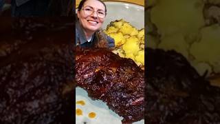 Marinated roasted pork ribs  Full recipe – SlowCookingFireplace [upl. by Lilith]