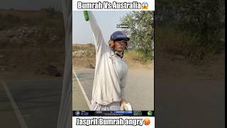 Jasprit bumrah vs Australia😱 shorts cricket [upl. by Sherr]