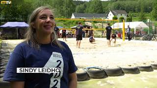 Neuer Beachvolleyballplatz in Bockau [upl. by Ariuqahs132]