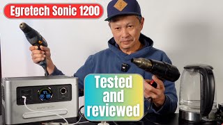 Egretech Sonic 1200 Solar power station  tested and reviewed [upl. by Kostman186]