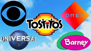 FIND the LOGOS How to get ALL 5 NEW Logos TOSTITOS CBS UNIVERSAL OMEN BARNEY Roblox [upl. by Gnivri]