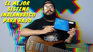 El mejor sistema inalámbrico para bajo eléctrico  KIMAFUN KMG207 [upl. by Olrac]