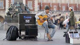 Amazing street guitar performance by Imad Fares quot Gipsy Kings quot cover [upl. by Gaeta191]