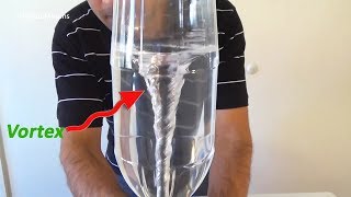 Create Vortex inside of a Bottle  Amazing Science Experiment [upl. by Jadd39]