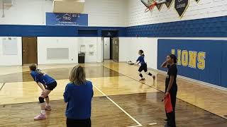 GAHANNA MIDDLE SCHOOL WEST VS WESTERVILLE BLENDON VOLLEYBALL GAME [upl. by Aipmylo]