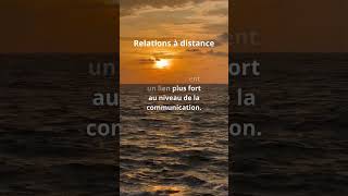 Les relations à distance créent un lien plus fort au niveau de la communication [upl. by Netsrek211]