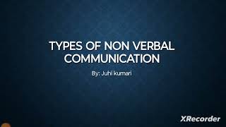 Types of non verbal communication Proxemics [upl. by Schell]