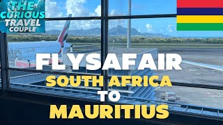 FIRST IMPRESSIONS✈️FlySafair JHB to Mauritius 🇲🇺 Take off Food amp Landing 🛬mauritius flysafair [upl. by Ferrell]