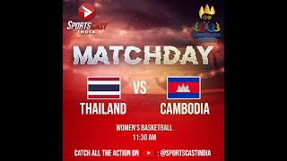 THAILAND VS CAMBODIA  WOMENS BASKETBALL  SEA GAMES 2023  CAMBODIA seagames2023 [upl. by Oneil650]